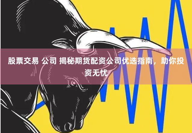 股票交易 公司 揭秘期货配资公司优选指南，助你投资无忧