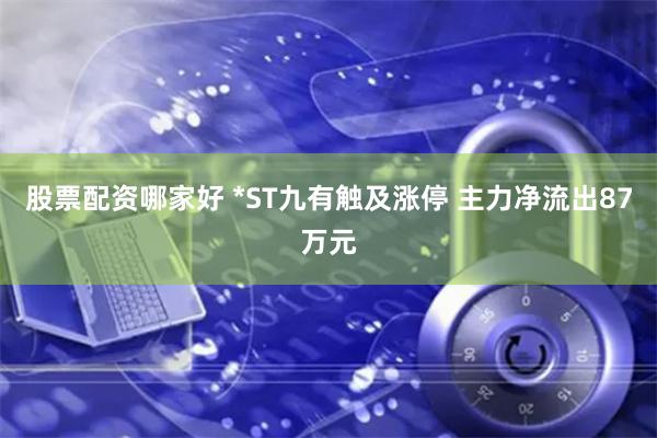股票配资哪家好 *ST九有触及涨停 主力净流出87万元