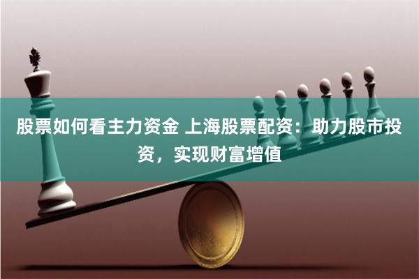 股票如何看主力资金 上海股票配资：助力股市投资，实现财富增值